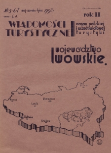 Wiadomości Turystyczne : organ polskiej i wszechświatowej turystyki. R. 2, 1932, nr 5-7