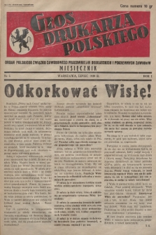Głos Drukarza Polskiego : organ Polskiego Związku Zawodowego Pracowników Drukarskich i Pokrewnych Zawodów. 1939, nr 5