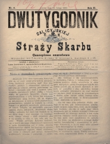 Dwutygodnik Galicyjskiej c. k. Straży Skarbu : czasopismo zawodowe. 1893, nr 4