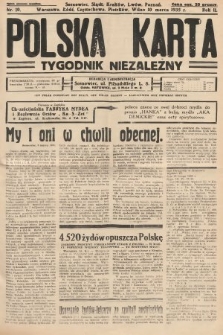 Polska Karta : tygodnik niezależny. 1935, nr 10