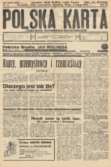 Polska Karta : tygodnik narodowo-socjalistyczny. 1936, nr 5