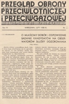 Przegląd Obrony Przeciwlotniczej i Przeciwgazowej : biuletyn gazowy. 1938, nr 2