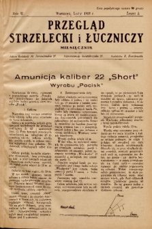 Przegląd Strzelecki i Łuczniczy. 1928, z. 2