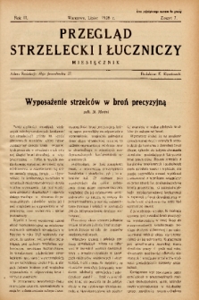Przegląd Strzelecki i Łuczniczy. 1928, z. 7
