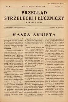 Przegląd Strzelecki i Łuczniczy. 1928, z. 8-9
