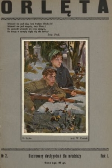 Orlęta : dwutygodnik ilustrowany dla młodzieży polskiej. 1927, nr 2
