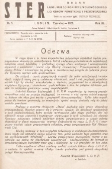 Ster : organ Lubelskiego Komitetu Wojewódzkiego Ligi Obrony Powietrznej i Przeciwgazowej. 1928, nr 3