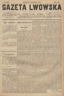 Gazeta Lwowska. 1911, nr 255
