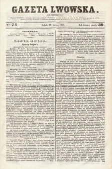 Gazeta Lwowska. 1850, nr 74