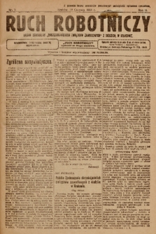 Ruch Robotniczy : organ centralny „Chrześcijańskich Związków Zawodowych” z siedzibą w Krakowie. 1921, nr 7