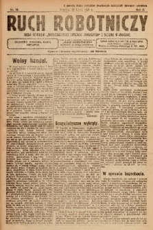 Ruch Robotniczy : organ centralny „Chrześcijańskich Związków Zawodowych” z siedzibą w Krakowie. 1921, nr 10