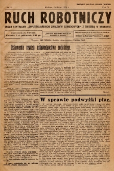 Ruch Robotniczy : organ centralny „Chrześcijańskich Związków Zawodowych” z siedzibą w Krakowie. 1924, nr 8