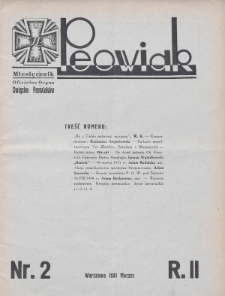 Peowiak : oficjalny organ Związku Peowiaków. 1931, nr 2