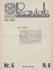 Peowiak : oficjalny organ Związku Peowiaków. 1931, nr 6