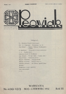 Peowiak : organ Związku Peowiaków. 1932, nr 4-5