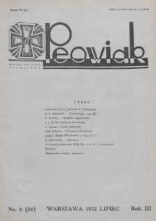 Peowiak : organ Związku Peowiaków. 1932, nr 6
