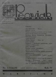 Peowiak : organ Związku Peowiaków. 1933, nr 2-3