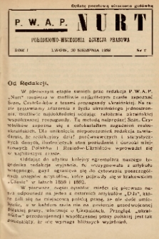 Nurt : południowo-wschodnia agencja prasowa. 1938, nr 2