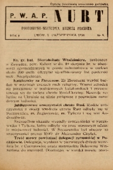 Nurt : południowo-wschodnia agencja prasowa. 1938, nr 8