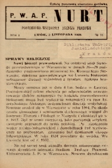 Nurt : południowo-wschodnia agencja prasowa. 1938, nr 13