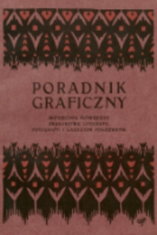 Poradnik Graficzny : miesięcznik poświęcony drukarstwu, litografii, fotografii i gałęziom pokrewnym. 1905, z. V