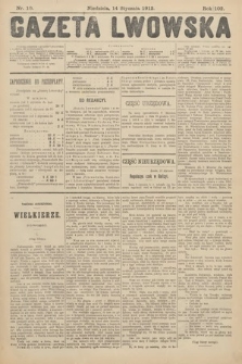 Gazeta Lwowska. 1912, nr 10