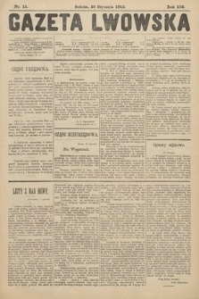 Gazeta Lwowska. 1912, nr 15