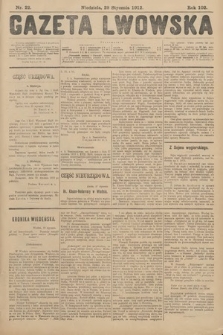 Gazeta Lwowska. 1912, nr 22