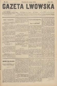 Gazeta Lwowska. 1912, nr 40