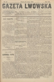 Gazeta Lwowska. 1912, nr 43