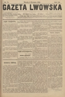 Gazeta Lwowska. 1912, nr 75