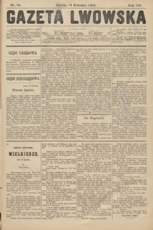 Gazeta Lwowska. 1912, nr 84