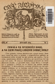 Gość Różańcowy. 1936, nr 1