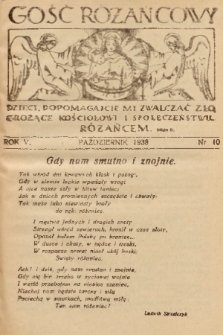 Gość Różańcowy. 1938, nr 10