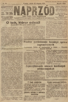 Naprzód : organ Polskiej Partyi Socyalistycznej. 1922, nr 16 [nakład skonfiskowany]
