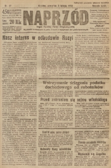 Naprzód : organ Polskiej Partyi Socyalistycznej. 1922, nr 27