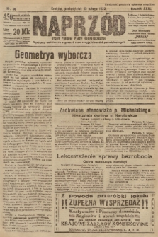 Naprzód : organ Polskiej Partyi Socyalistycznej. 1922, nr 36