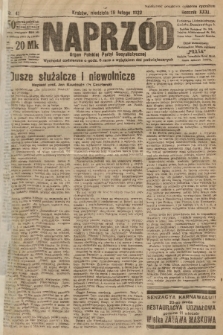 Naprzód : organ Polskiej Partyi Socyalistycznej. 1922, nr 41