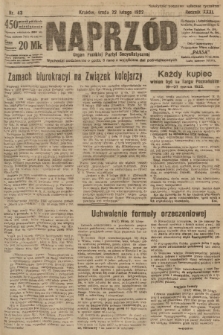 Naprzód : organ Polskiej Partyi Socyalistycznej. 1922, nr 43