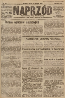 Naprzód : organ Polskiej Partyi Socyalistycznej. 1922, nr 45