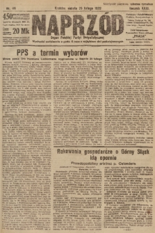 Naprzód : organ Polskiej Partyi Socyalistycznej. 1922, nr 46