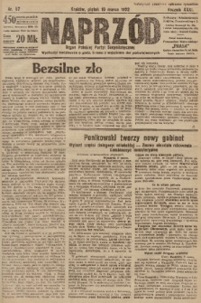 Naprzód : organ Polskiej Partyi Socyalistycznej. 1922, nr 57