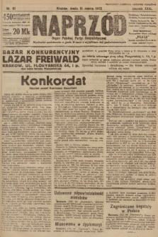 Naprzód : organ Polskiej Partyi Socyalistycznej. 1922, nr 61