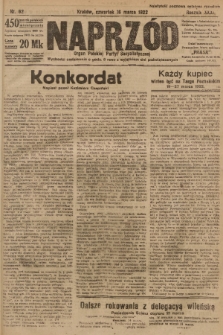 Naprzód : organ Polskiej Partyi Socyalistycznej. 1922, nr 62