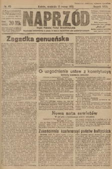 Naprzód : organ Polskiej Partyi Socyalistycznej. 1922, nr 65