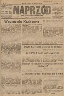 Naprzód : organ Polskiej Partyi Socyalistycznej. 1922, nr 81