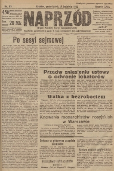 Naprzód : organ Polskiej Partyi Socyalistycznej. 1922, nr 83