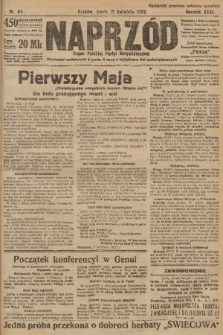 Naprzód : organ Polskiej Partyi Socyalistycznej. 1922, nr 84