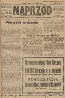 Naprzód : organ Polskiej Partyi Socyalistycznej. 1922, nr 86