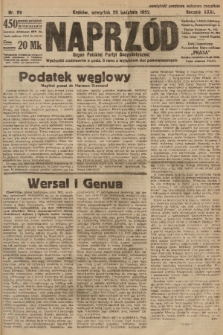 Naprzód : organ Polskiej Partyi Socyalistycznej. 1922, nr 89